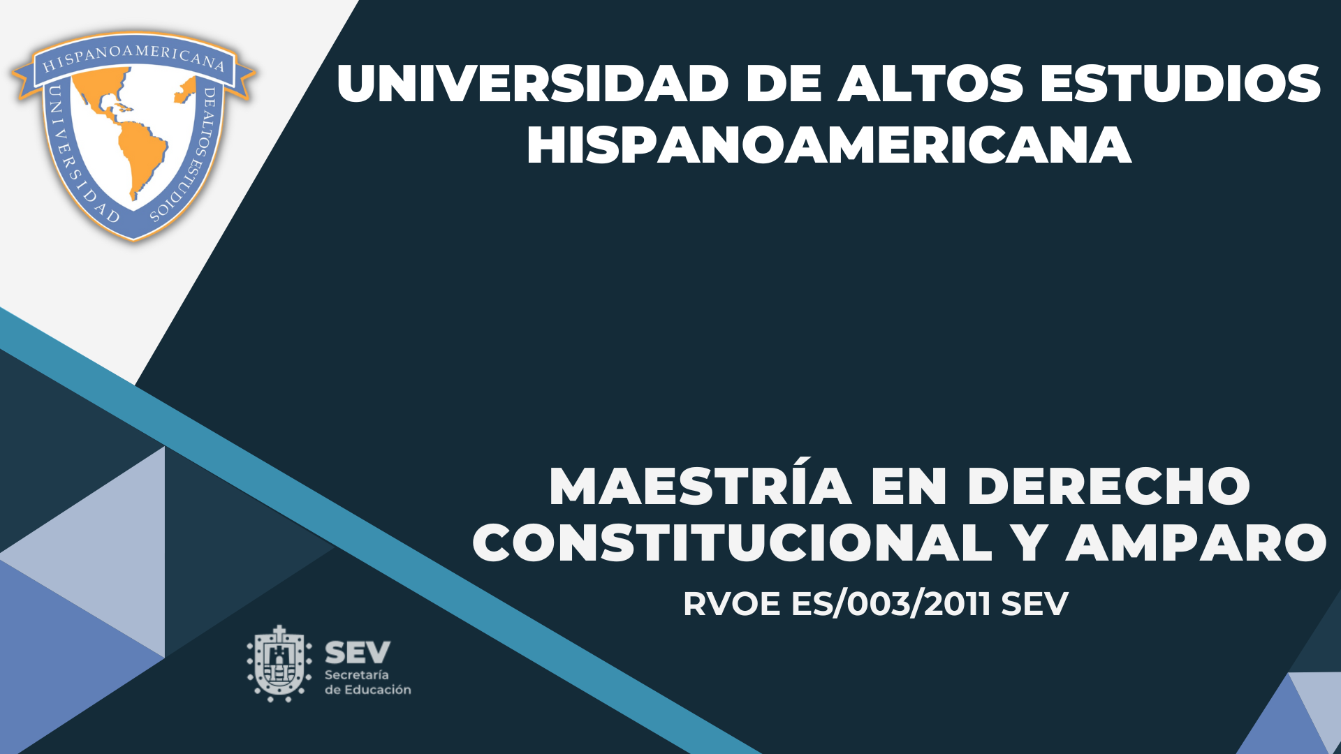 maestría en derecho constitucional y amparo